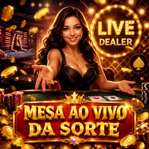 Apresentador de game show ao vivo acenando para a câmera