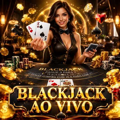 Mesa de blackjack ao vivo com cartas reais