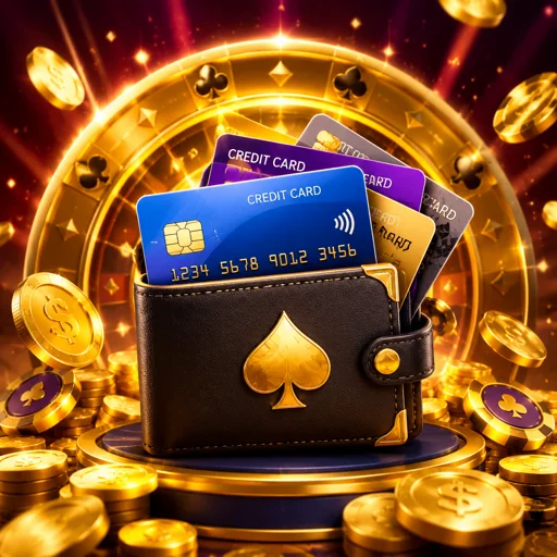 Cartões de promoções de cassino sobre a mesa